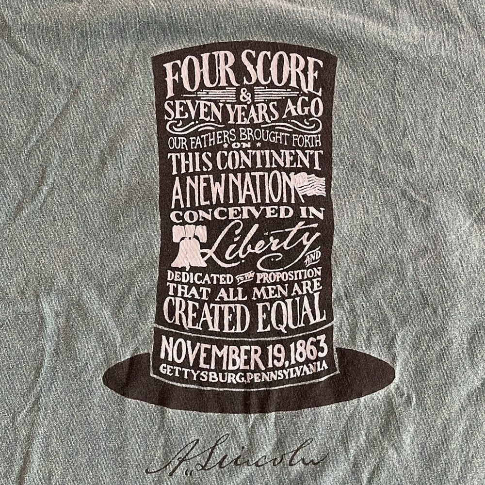 Gettysburg Lincoln Tee